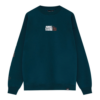 Pull&Bear Tréning póló  barna / benzin / fehér-Hungary