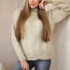 Pullover sweater light beige