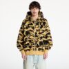 Pulóver A BATHING APE 1St Camo Jacquard Shark Relaxed Fit Full Zip Hoodie UNISEX Yellow S-alacsony-ár