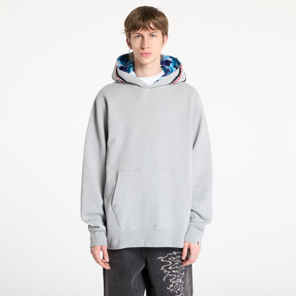 Pulóver A BATHING APE Abc Camo Shark Pullover Hoodie UNISEX Gray S-alacsony-ár