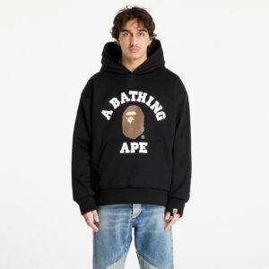 Pulóver A BATHING APE College Puffy Relaxed Fit Pullover Hoodie M Black XL-alacsony-ár