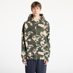 Pulóver A BATHING APE Map Camo Shark Relaxed Fit Full Zip Hoodie UNISEX Green XXXL-alacsony-ár