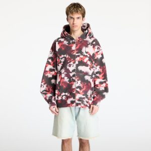 Pulóver A BATHING APE Map Camo Shark Relaxed Fit Full Zip Hoodie UNISEX Red S-alacsony-ár