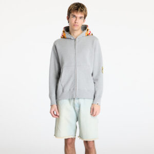 Pulóver A BATHING APE Tiger Full Zip Hoodie UNISEX Gray M-alacsony-ár