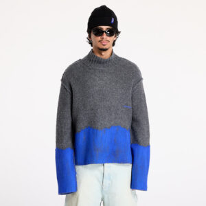 Pulóver A-COLD-WALL* Saturate Knit High Neck Grey Slate M-alacsony-ár