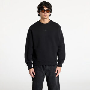 Pulóver A.P.C. Boxy Micro Logo Sweatshirt Black S-alacsony-ár