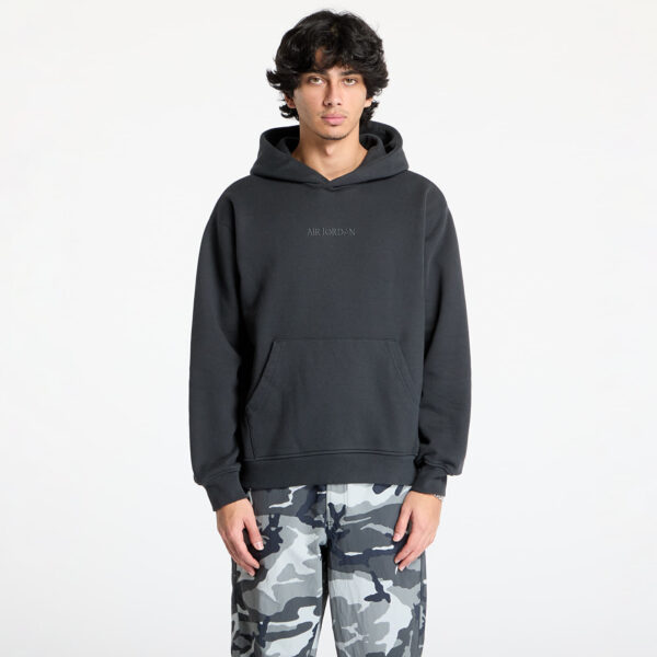 Pulóver Air Jordan Wordmark Men's Fleece Pullover Hoodie Off Noir S-alacsony-ár