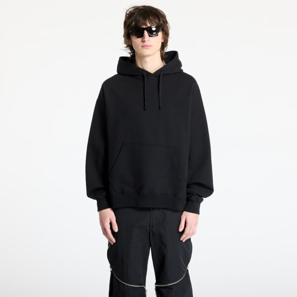 Pulóver Alyx Studio Essentials Boxy Pullover Hoodie UNISEX Black L-alacsony-ár