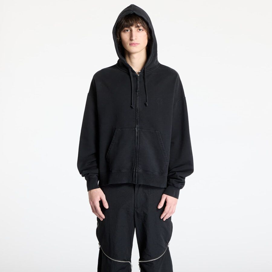 Pulóver Alyx Studio Essentials Boxy Zip-Up Hoodie UNISEX Charcoal XL-alacsony-ár