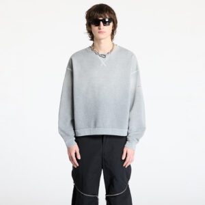 Pulóver Alyx Studio Garment Dye Boxy Crewneck Sweatshirt UNISEX Overdyed Grey Melange M-alacsony-ár