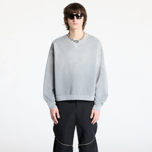 Pulóver Alyx Studio Garment Dye Boxy Crewneck Sweatshirt UNISEX Overdyed Grey Melange M-alacsony-ár