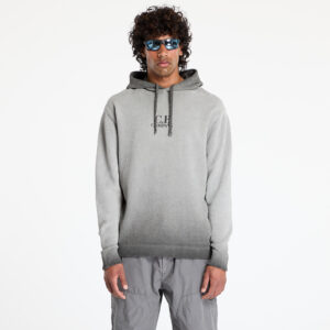 Pulóver C.P. Company Chenille Cotton Hooded Knit Smoked Pearl S-alacsony-ár