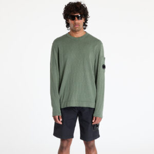 Pulóver C.P. Company Distressed Sweater Thyme M-alacsony-ár