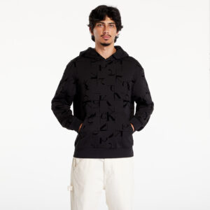 Pulóver Calvin Klein Jeans Aop Hoodie Black XL-alacsony-ár