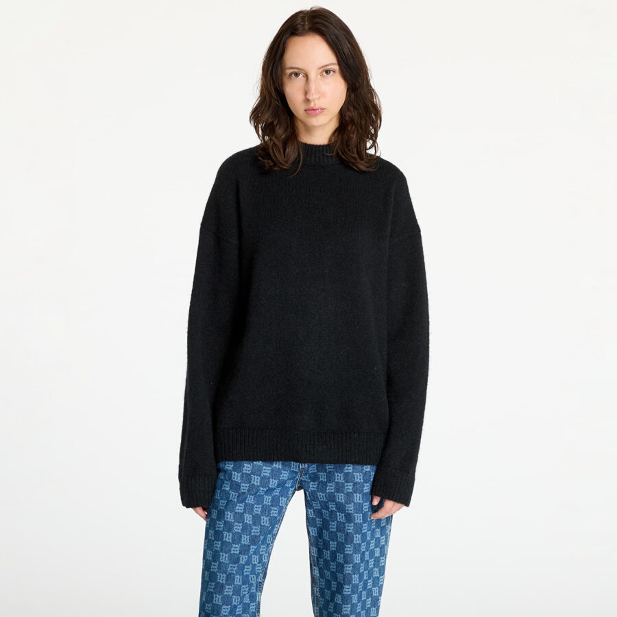Pulóver Calvin Klein Jeans Textured Loose Sweater Black XS-alacsony-ár