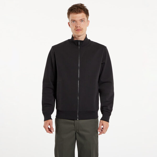Pulóver Calvin Klein Jeans Textured Track Top Black XXL-alacsony-ár