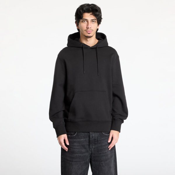Pulóver Calvin Klein Jeans Typeface Graphic Hoodie Black L-alacsony-ár