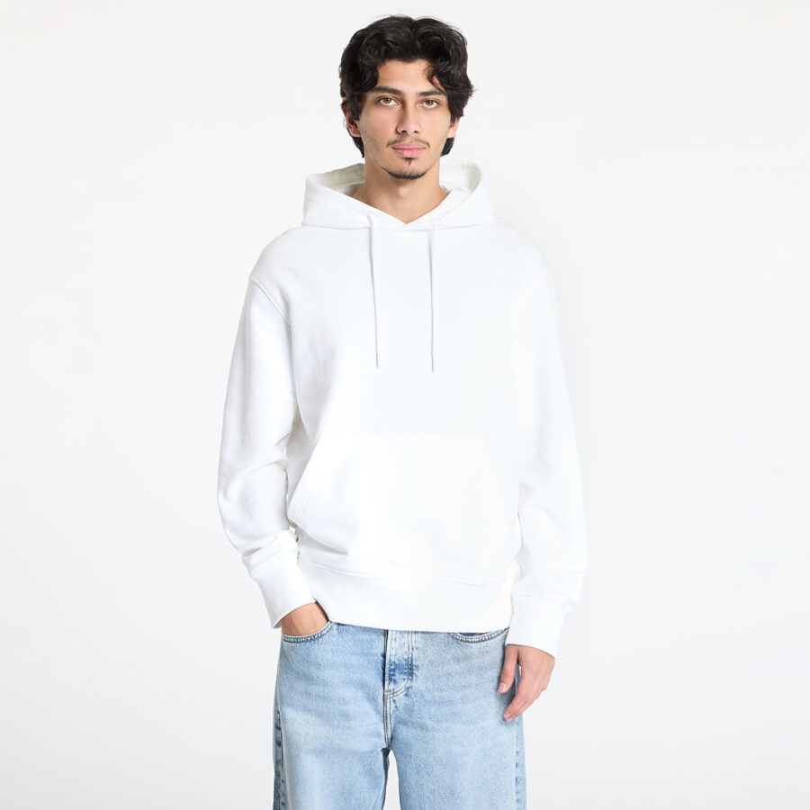 Pulóver Calvin Klein Jeans Typeface Graphic Hoodie White S-alacsony-ár