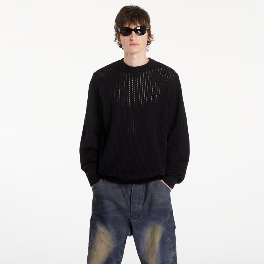Pulóver Carhartt WIP Calen Sweater UNISEX Black XS-alacsony-ár