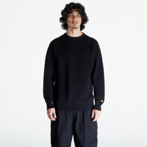 Pulóver Carhartt WIP Chase Sweater UNISEX Black/ Gold XS-alacsony-ár