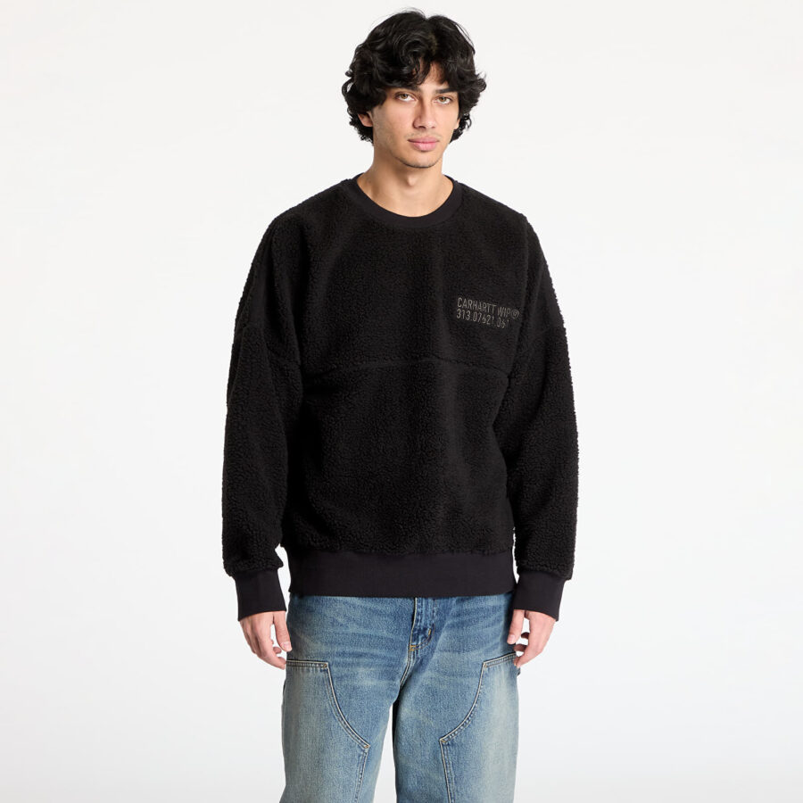 Pulóver Carhartt WIP Coordinate Sweat UNISEX Black/ Grey XS-alacsony-ár
