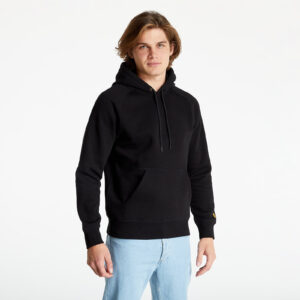 Pulóver Carhartt WIP Hooded Chase Sweat Black/ Gold XS-alacsony-ár