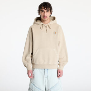 Pulóver Carhartt WIP Hooded Nelson Sweat UNISEX Fleur De Sel Garment Dyed XS-alacsony-ár