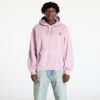Pulóver Carhartt WIP Hooded Nelson Sweat UNISEX Hortensia Garment Dyed M-alacsony-ár
