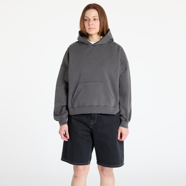 Pulóver Carhartt WIP W' Hooded Benton Sweat Black XS-alacsony-ár