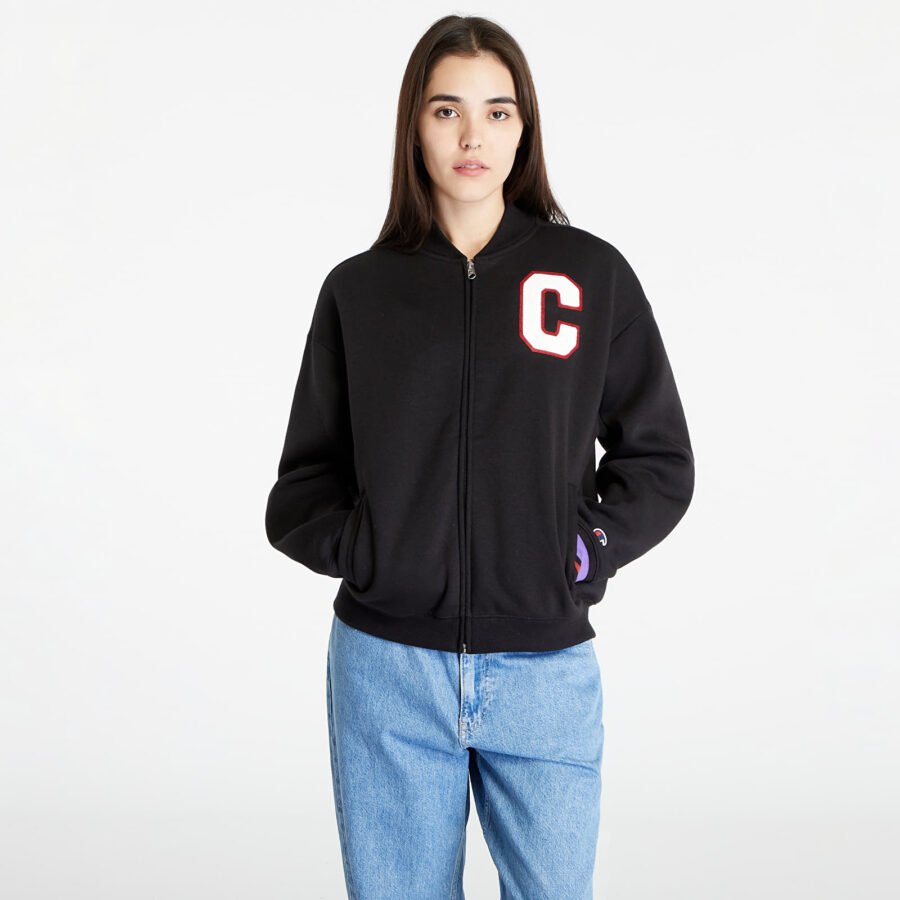 Pulóver Champion Bomber Sweatshirt Black S-alacsony-ár
