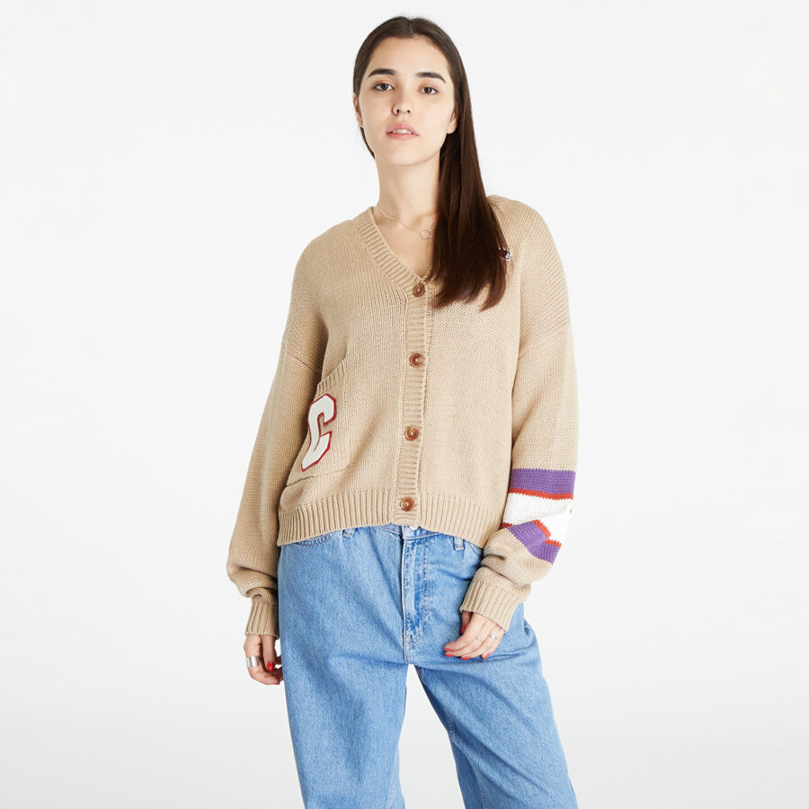 Pulóver Champion Cardigan Top Beige L-alacsony-ár