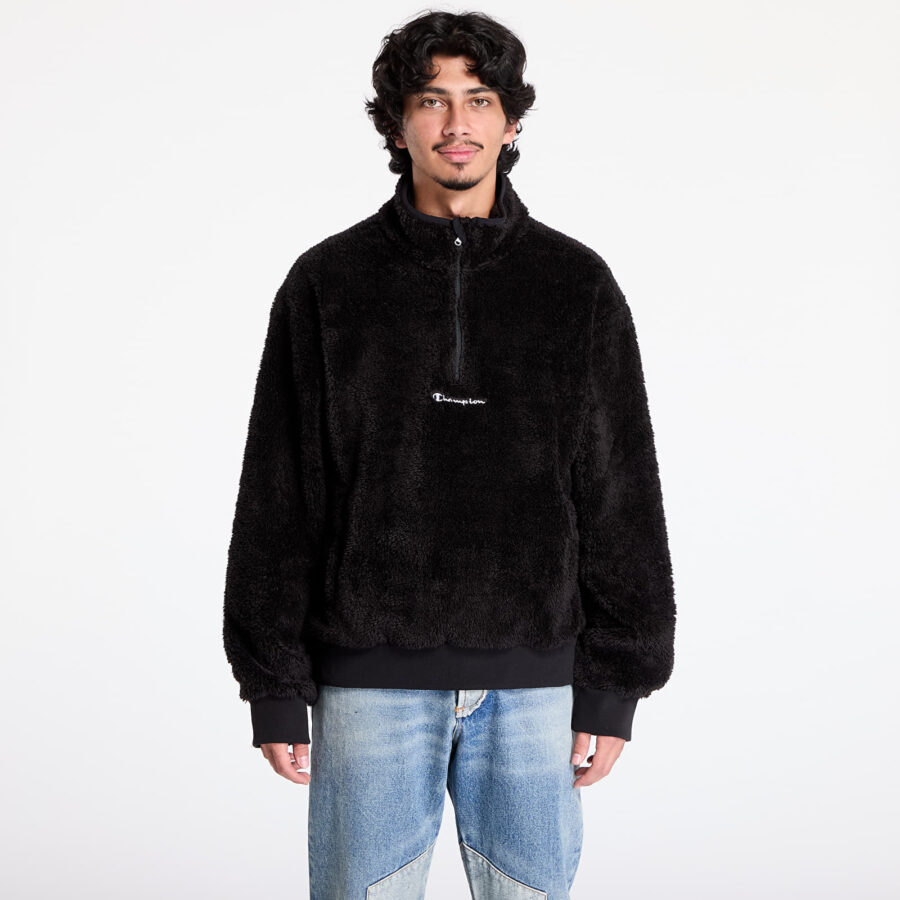 Pulóver Champion Half Zip Top Black XL-alacsony-ár