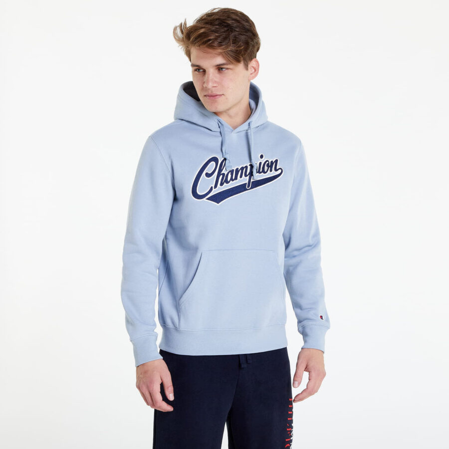 Pulóver Champion Hooded Sweatshirt Blue XL-alacsony-ár