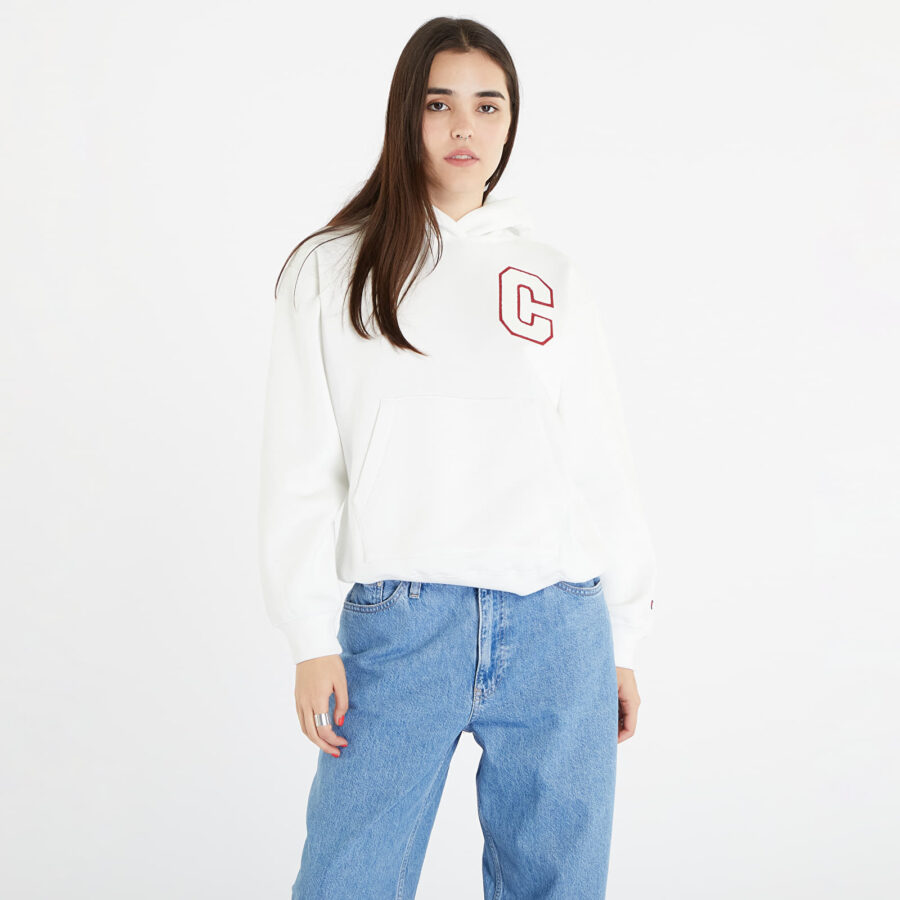 Pulóver Champion Hooded Sweatshirt White L-alacsony-ár