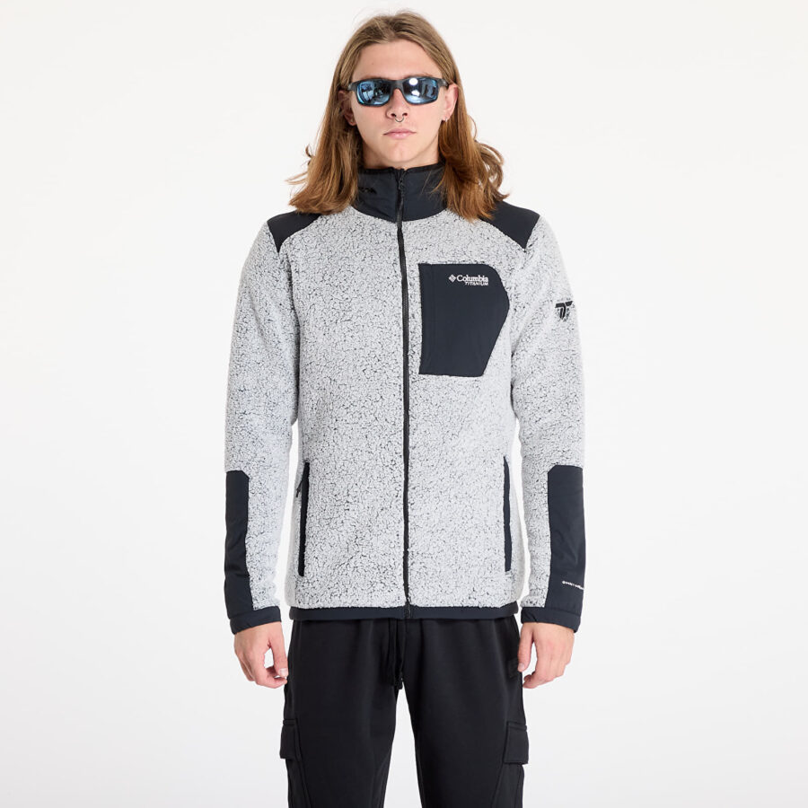 Pulóver Columbia Arctic Crest™ Sherpa Full Zip White/ Black M-alacsony-ár
