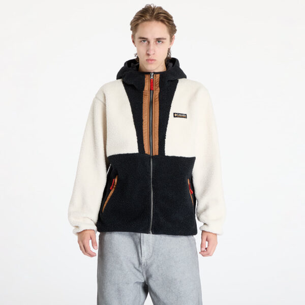 Pulóver Columbia Backbowl™ II Remastered Full Zip Hoodie Chalk/ Black L-alacsony-ár