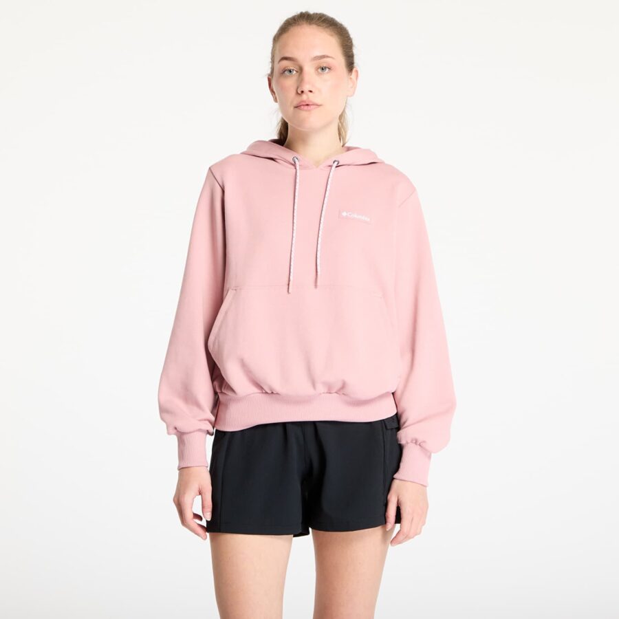 Pulóver Columbia Marble Canyon™ French Terry Hoodie Eraser Pink XS-alacsony-ár