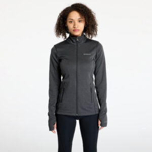 Pulóver Columbia W Park View™ Grid Fleece Full Zip Black Heather XS-alacsony-ár