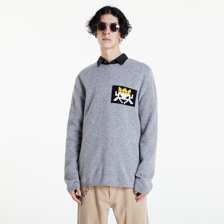 Pulóver Comme Des Garçons SHIRT Sweater Knit Grey S-alacsony-ár