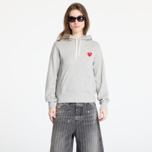 Pulóver Comme des Garçons PLAY Hoodie Grey L-alacsony-ár