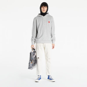 Pulóver Comme des Garçons PLAY Hoodie Grey S-alacsony-ár