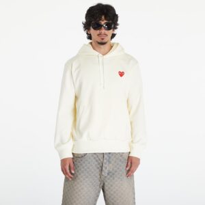 Pulóver Comme des Garçons PLAY Hoodie Ivory M-alacsony-ár