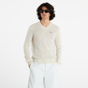 Pulóver Comme des Garçons PLAY White Heart Pullover Natural Color S-alacsony-ár