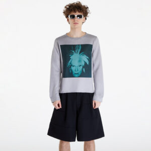 Pulóver Comme des Garçons SHIRT Sweater Grey/ Green S-alacsony-ár