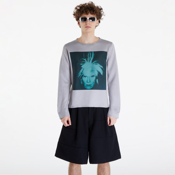 Pulóver Comme des Garçons SHIRT Sweater Grey/ Green S-alacsony-ár