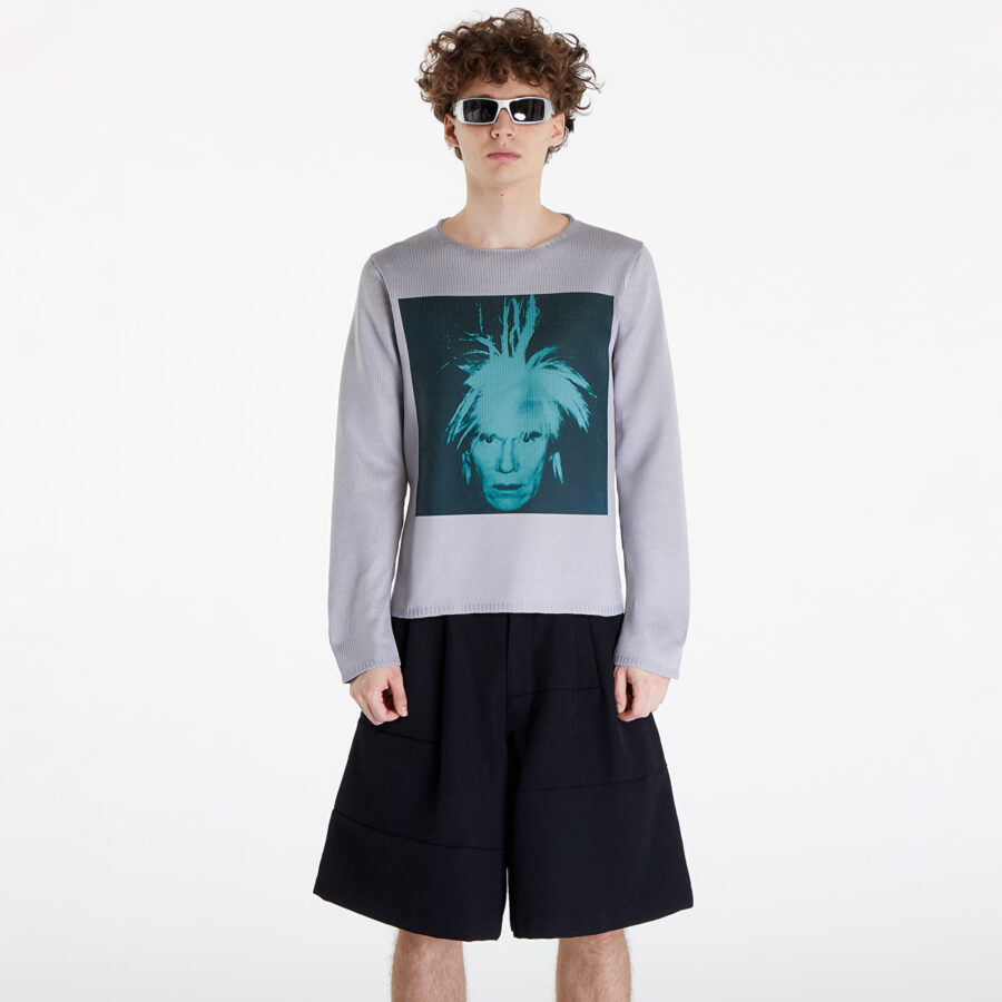 Pulóver Comme des Garçons SHIRT Sweater Grey/ Green S-alacsony-ár