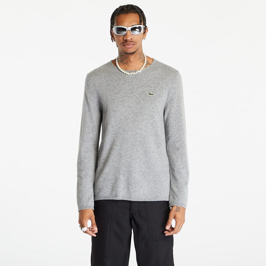 Pulóver Comme des Garçons SHIRT x Lacoste Knit Sweater Grey S-alacsony-ár