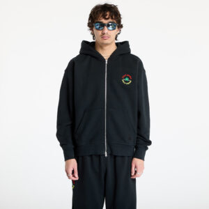 Pulóver Converse x Daily Paper Full Zip Hoodie Black S-alacsony-ár