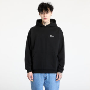 Pulóver DIME Classic Small Logo Hoodie UNISEX Black S-alacsony-ár