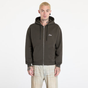 Pulóver DIME Cursive Zip Hoodie UNISEX Vintage Black XL-alacsony-ár
